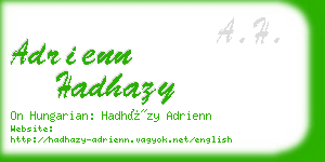 adrienn hadhazy business card